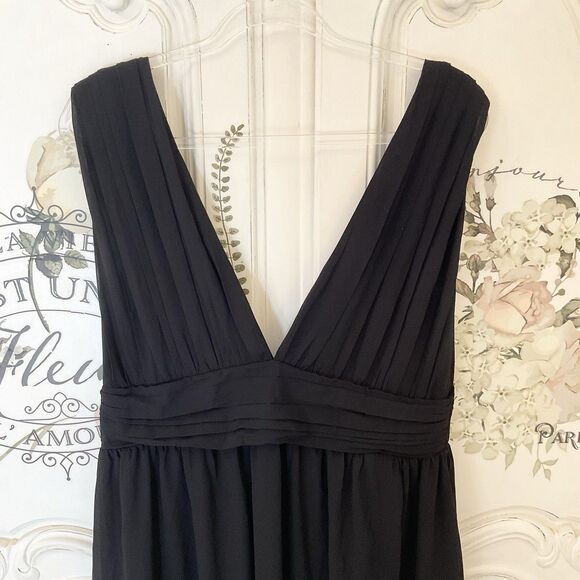 Lulus Heavenly Hues Maxi Dress Women's XL Black Sleeveless NWOT - Picture 5 of 11